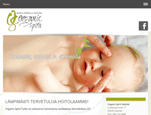 Tablet Screenshot of organicspirit.fi